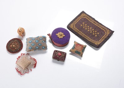 Lot 846 - Needlework and pincushions