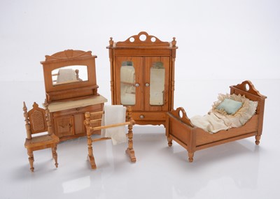 Lot 885 - Schneegas dolls’ house bedroom set