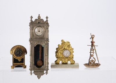 Lot 909 - Dolls’ house clocks