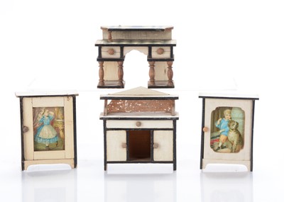 Lot 933 - Late 19th century German dolls’ house furniture