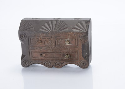 Lot 942 - A 19th century Welsh folk art slate chest desk