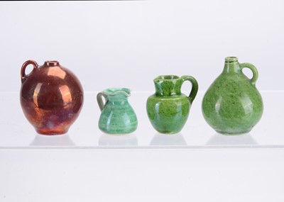 Lot 985 - Four Rye Pottery miniature pottery vases