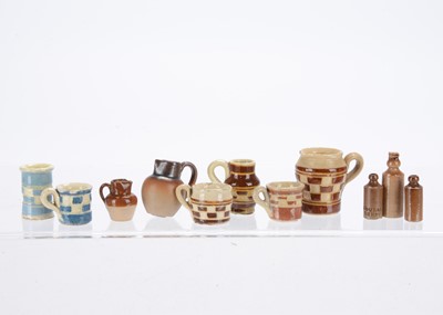 Lot 1006 - Dolls’ house pottery