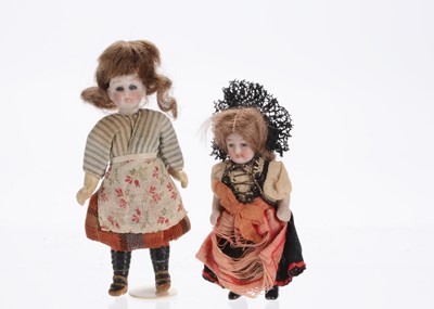Lot 1041 - A German bisque head dolls’ house doll