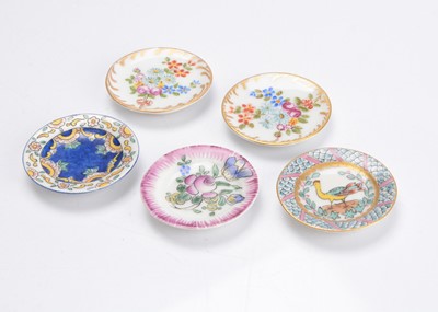 Lot 1108 - Four Limoges porcelain dolls’ house plates