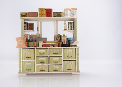 Lot 1166 - A 1930s German wooden toy shop