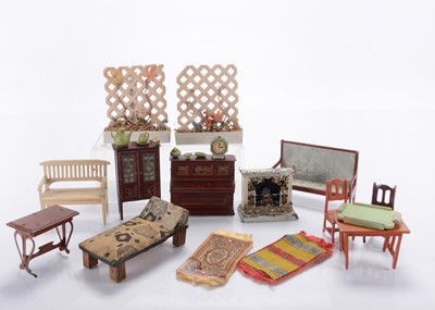 Lot 1180 - 1930s dolls’ house furniture