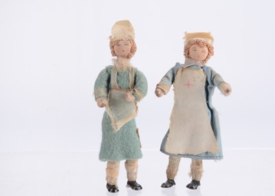 Lot 1194 - Two Grecon dolls’ house dolls