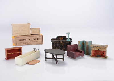 Lot 1199 - Tiny Toys and Pit-a-Pat dolls’ house furniture