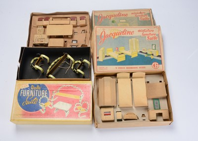 Lot 1208 - Two Jacqueline aluminium Miniature Furniture Suite dolls’ house sets