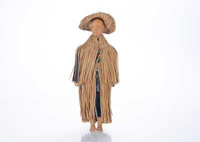 Lot 1231 - A Door of Hope carved wooden headed Chang the Farmer