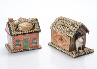 Lot 1260 - Two shell-box novelties
