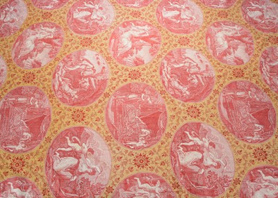Lot 1275 - A Toile de Jouy printed cotton cover