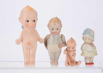 Lot 1382 - A Rose O’Neill Kewpie bisque figure
