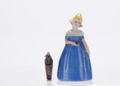 Lot 1388 - A 1930s German porcelain Dutch girl perfume bottle