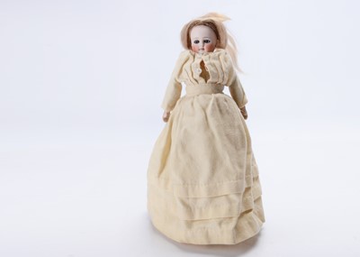 Lot 1394 - A German bisque shoulder-head doll