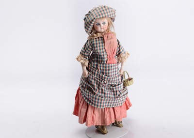 Lot 1412 - A Kling Belton bisque turned shoulder-head doll