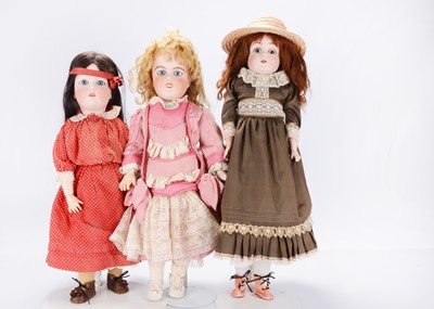 Lot 1416 - A Limoges bisque head doll marked MON CHERIE L J PARIS
