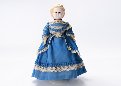 Lot 1425 - Blousebelle Jane',  a mid 19th century German wax over papier-mache doll