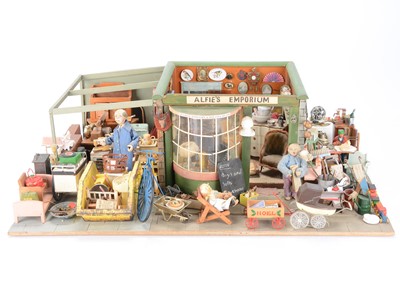 Lot 1487 - Alfie Emporium, a recent dolls’ house diorama