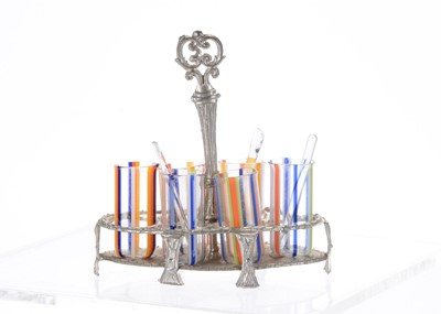 Lot 1519 - A German 1930s soft-metal dolls’ house lemonade set