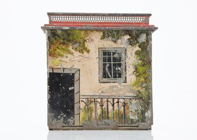 Lot 1521 - A rare Rock & Graner or Staudt painted tinplate transformational house 1870s