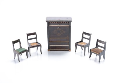 Lot 1532 - Waltershausen dolls’ house furniture
