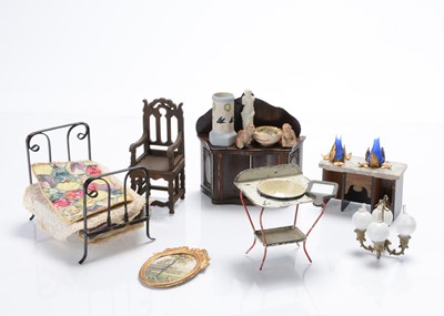 Lot 1533 - Dolls’ house furniture and chattels