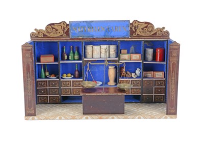 Lot 1535 - A rare 19th century Waltershausen Materialwaaren (General Store) toy shop