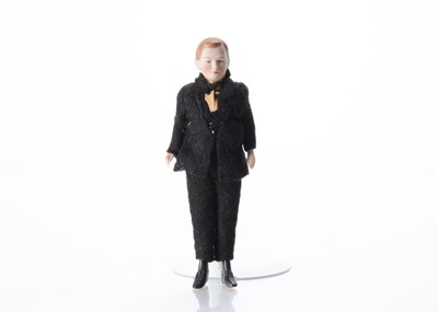 Lot 1553 - A German all-bisque male dolls’ house doll