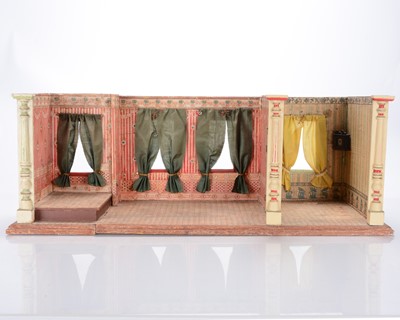 Lot 1576 - An early 20th century German open room setting dolls’ house