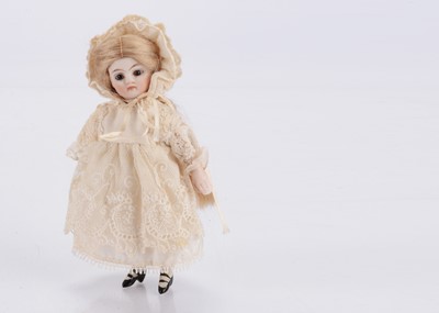 Lot 1591 - A German all-bisque dolls’ house doll