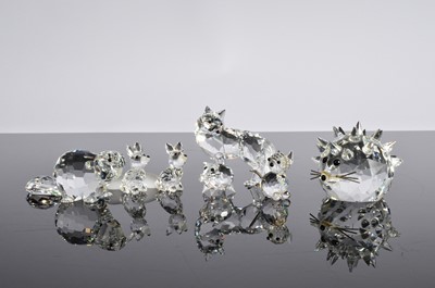 Lot 3 - A collection of seven Swarovski crystal animals