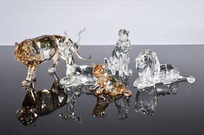 Lot 10 - A collection of five Swarovski figures