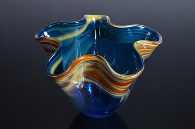 Lot 14 - Four second half 20th century studio glass items