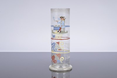 Lot 35 - An 18th century style German glass measuring jug