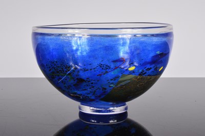 Lot 37 - A Kosta Boda glass bowl by Bertil Vallien