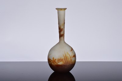 Lot 38 - An Art Nouveau period Galle Glass vase