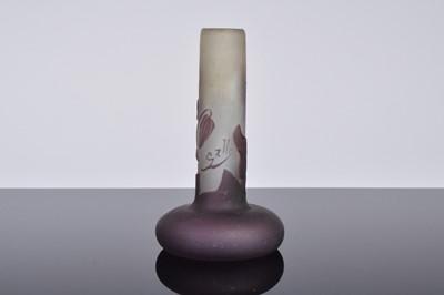 Lot 39 - An Art Nouveau period Galle Glass vase