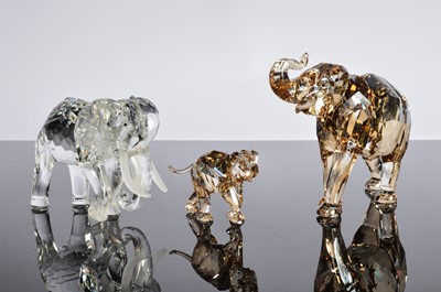 Lot 67 - Three Swarovski Elephants