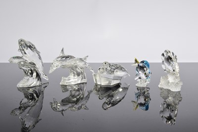 Lot 77 - Five Swarovski Sea creatures