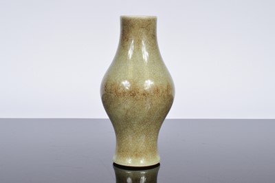 Lot 96 - An antique Chinese porcelain celadon glaze vase