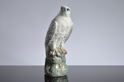 Lot 114 - A large Royal Copenhagen porcelain model of a Sea Eagle or and Icelandic Falcon by Peter Herald