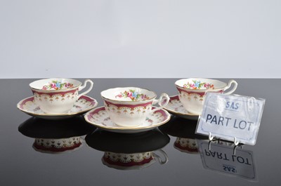 Lot 123 - A set of eight Spode Bone China cups and saucers
