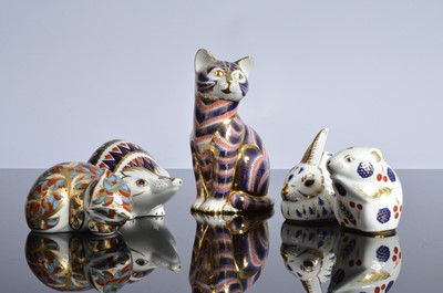 Lot 128 - Five Royal Crown Derby animals