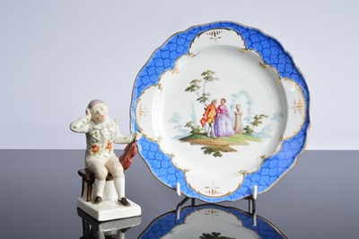 Lot 165 - A seconds Meissen porcelain cabinet