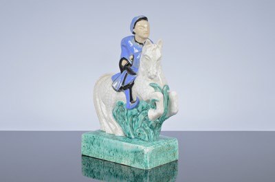 Lot 181 - An Art Deco period Evolution Pottery figural sculpture after Sybille May