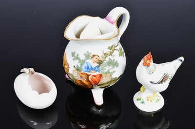 Lot 211 - Two Meissen porcelain items