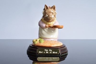 Lot 224 - A Beswick Beatrix Potter 'This Pig Had A Bit Of Meat'