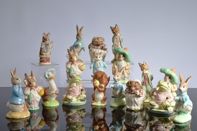 Lot 231 - Eighteen Royal Albert and Beswick large Beatrix Potter figures